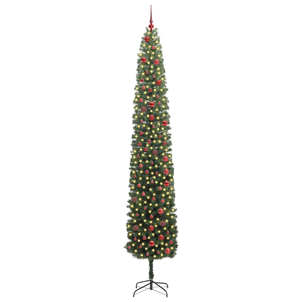 Artificial Christmas Tree with 300 LEDs with Stand Green 300 cm